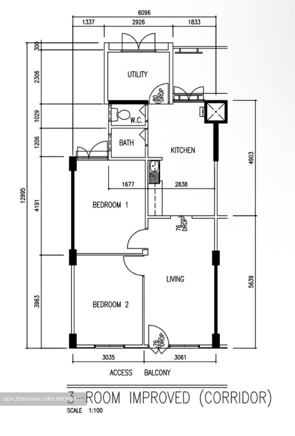 Blk 129 Bukit Merah View (Bukit Merah), HDB 3 Rooms #600830931
